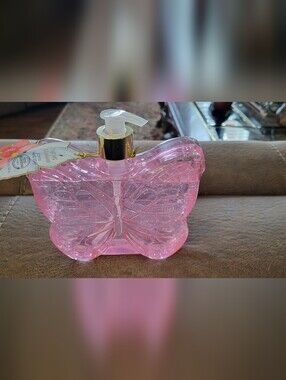 Pink Butterfly Liquid Soap Dispenser - Unbranded